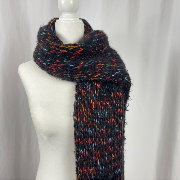 Levi's Chunky Thick Knit Confetti Scarf Fall Winter Warm Soft Plush - Picture 6 of 6